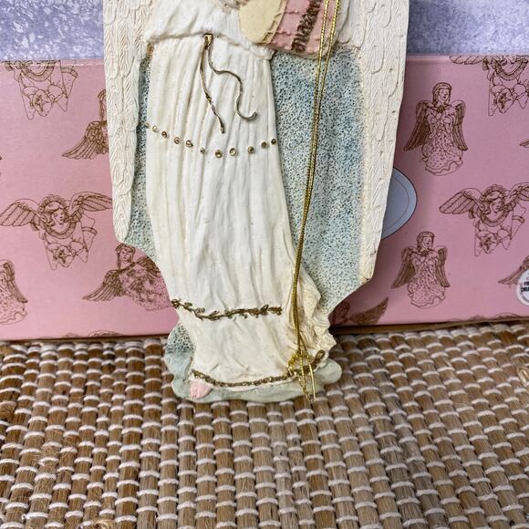 Vintage 1991 United Design Angels Collection Drummer Resin 9" Ornament w/ box - Picture 3 of 12